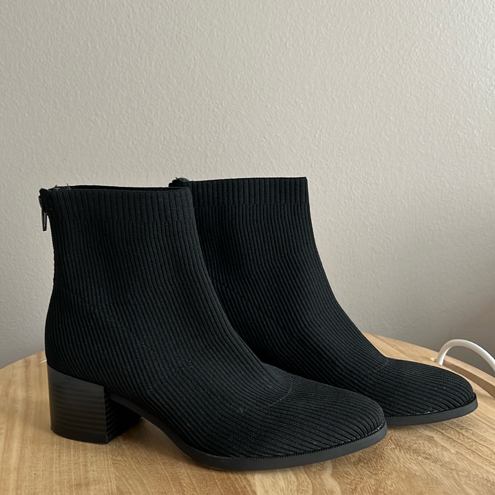 Black Life Stride Heeled Booties
